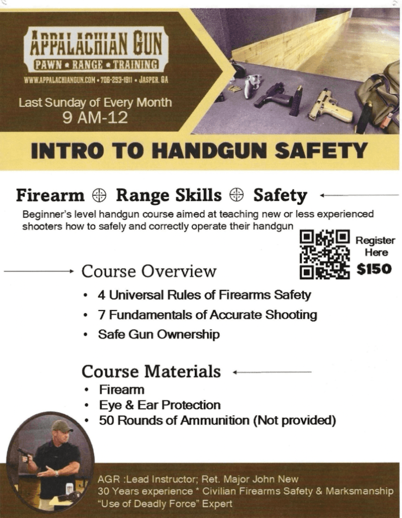 Training Course Information Flyer