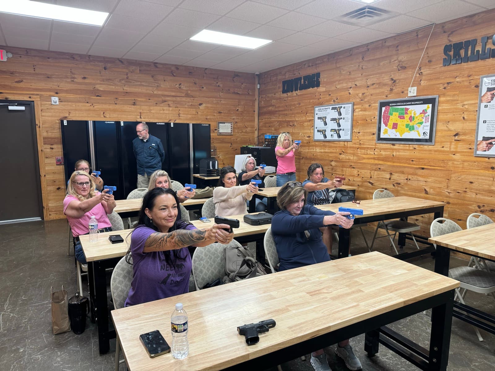 Range training at Appalachian Gun